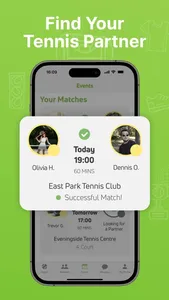 Kort: Find Tennis Partners screenshot 1