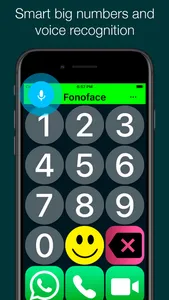 Fonoface: Big Dialer and Phone screenshot 1