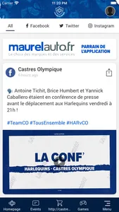 Castres Olympique screenshot 2