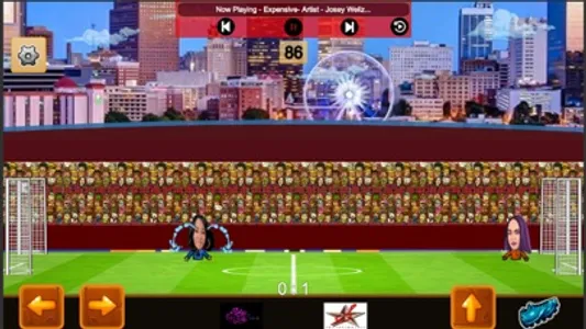 Hip Hop Head Soccer screenshot 1