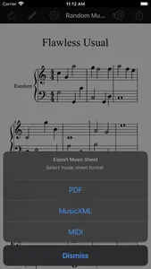 Random Music Sheet screenshot 4