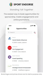 Sport Endorse screenshot 0