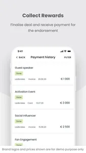 Sport Endorse screenshot 3