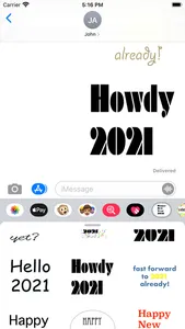 New Year 2021 Stickers screenshot 2