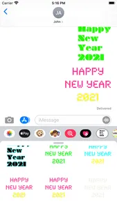 New Year 2021 Stickers screenshot 4