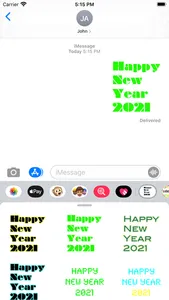 New Year 2021 Stickers screenshot 5