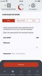 Lorch Connect Gateway App(LCG) screenshot 1