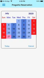 Progwhiz Reservation screenshot 2