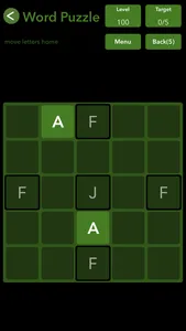 Word Puzzle: move letters home screenshot 0