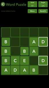 Word Puzzle: move letters home screenshot 1