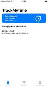 TrackMyTime - Zeiterfassung screenshot 1