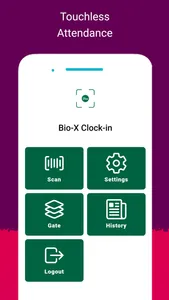 Bio-X Clock-in screenshot 0