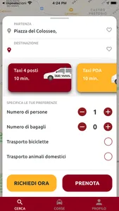 Chiama Taxi Utente screenshot 4