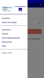 Fondsdepot Bank - AXA pTAN screenshot 3