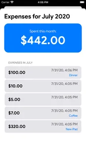 Expy - Expenses Under Control screenshot 5