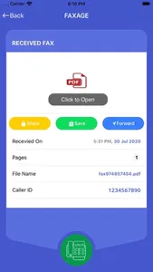 Faxage App screenshot 1
