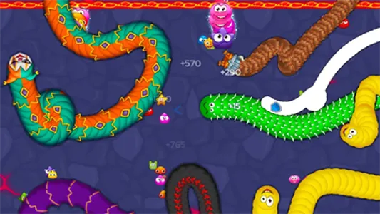 Worm Hunt: slither snake arena screenshot 0