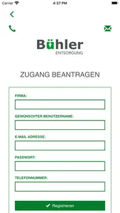 Bühler App screenshot 1