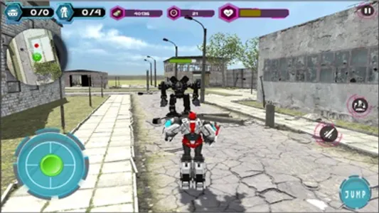 Robot Transform Jet War Games screenshot 2