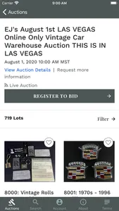 EJs Auctions Live Bidding screenshot 1