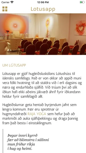 Lótusapp screenshot 2