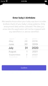 Baby Sleep Patterns screenshot 2