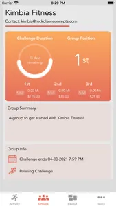 Kimbia Fitness screenshot 4