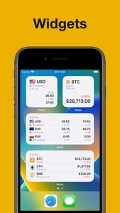 Rates: Money, Crypto, Widgets screenshot 0