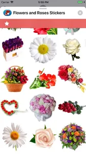 Flowers and Roses Stickers screenshot 5