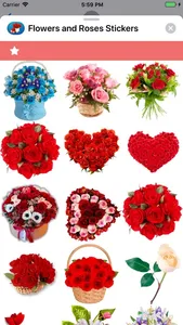 Flowers and Roses Stickers screenshot 9