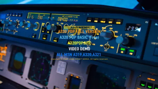 A320PDP BASIC screenshot 0