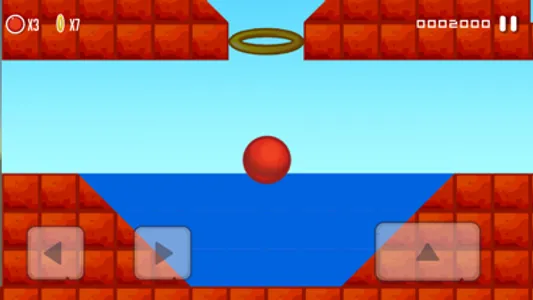 Red Bounce Ball Classic Game screenshot 3