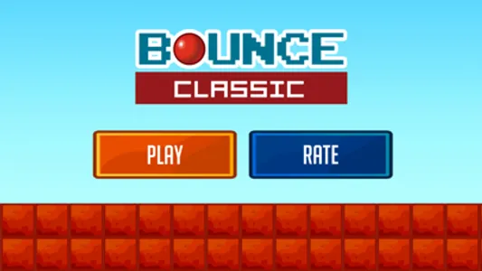 Red Bounce Ball Classic Game screenshot 5