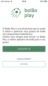 Bolão Play screenshot 0