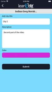 leanEdit mini screenshot 2