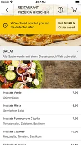 Hirschen Pizzeria screenshot 2