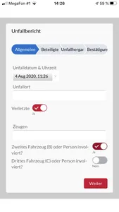 Unfallbericht App screenshot 4