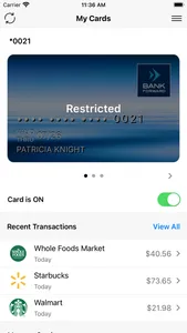 Bank Forward Card Control screenshot 0