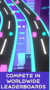 Neon Rush: Color Ball Road Run screenshot 3