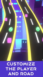 Neon Rush: Color Ball Road Run screenshot 4