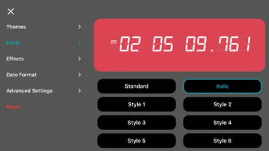 Millisecond Clock screenshot 3