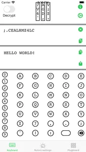 Enigma cryptoMachine screenshot 3