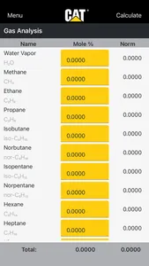 Cat® Methane Number Calculator screenshot 1