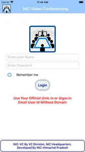 NIC VC (Video Conferences) screenshot 1