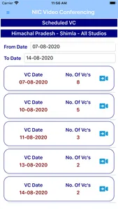 NIC VC (Video Conferences) screenshot 4