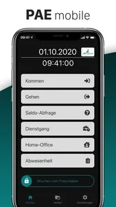 PAE mobile Zeiterfassung screenshot 0