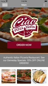 Ciao Pizza Pasta screenshot 0