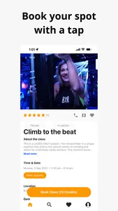 Classtap: Fitness access app screenshot 2