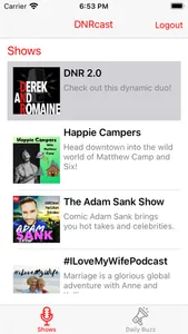 DNRcast screenshot 1