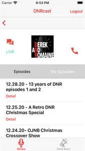 DNRcast screenshot 2